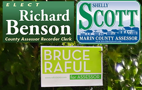 Marin Sheriff-Coroner Campaign Signs